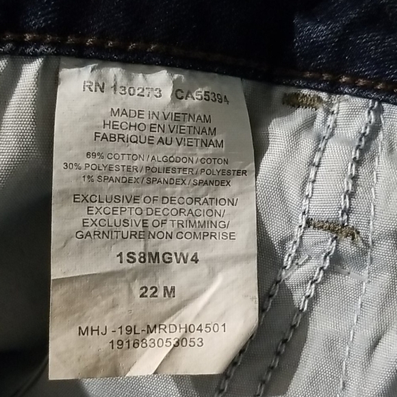 COPY - Lee riders Cuffed midrise Capri jean Size 22 - Picture 10 of 10